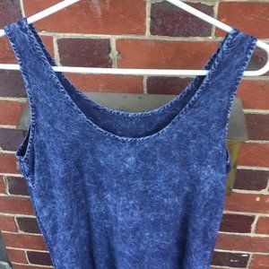 Acid-washed Blue "Low in the Back" Dress